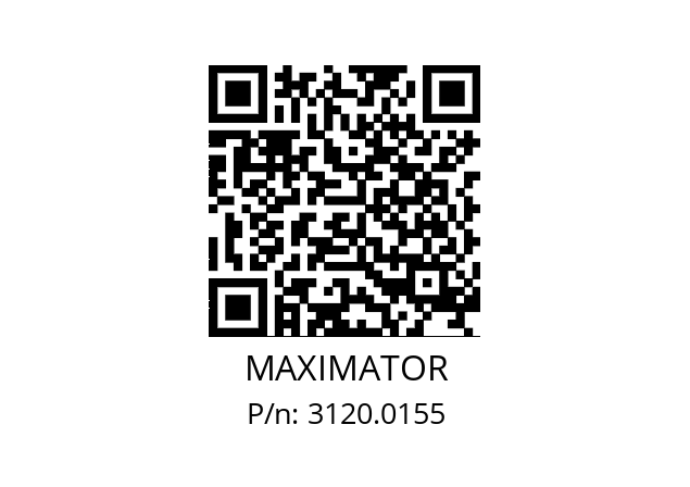   MAXIMATOR 3120.0155