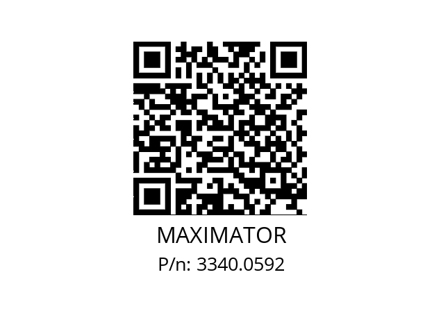   MAXIMATOR 3340.0592