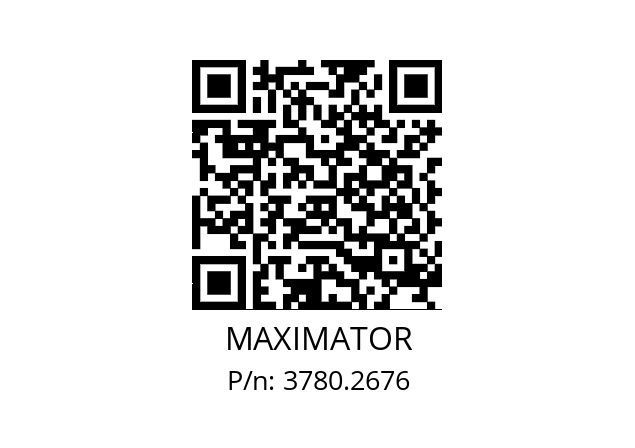   MAXIMATOR 3780.2676