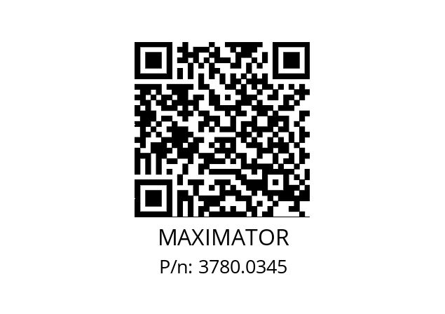   MAXIMATOR 3780.0345