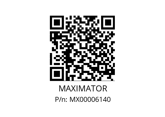   MAXIMATOR MX00006140