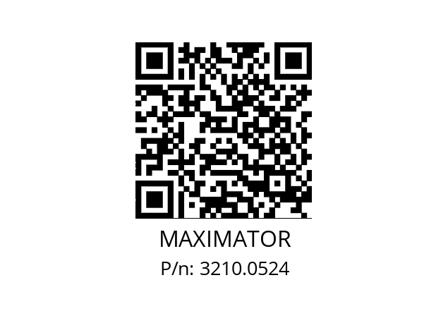   MAXIMATOR 3210.0524