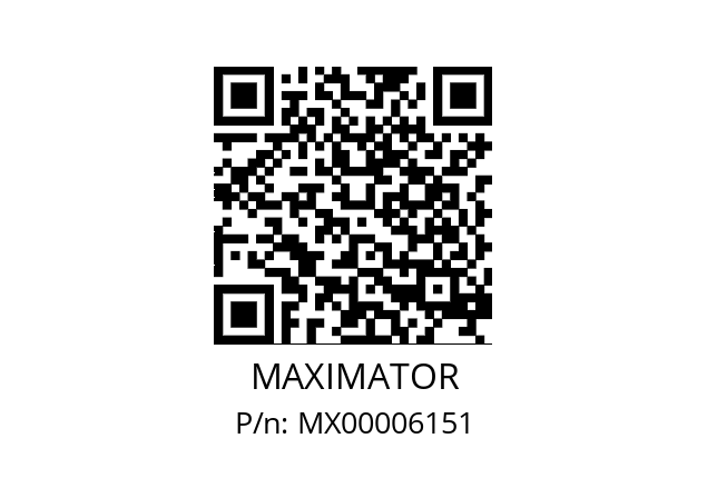   MAXIMATOR MX00006151