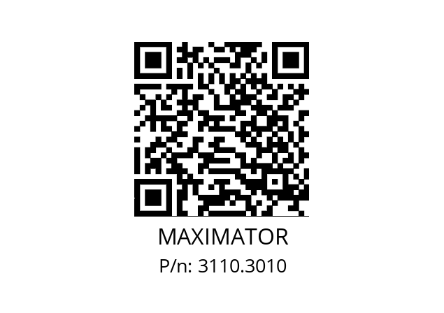   MAXIMATOR 3110.3010