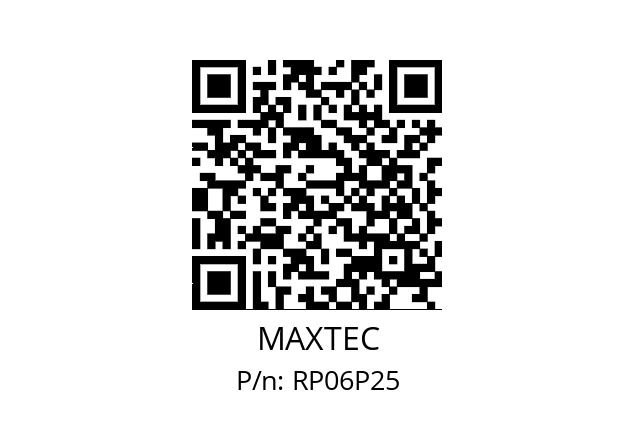   MAXTEC RP06P25