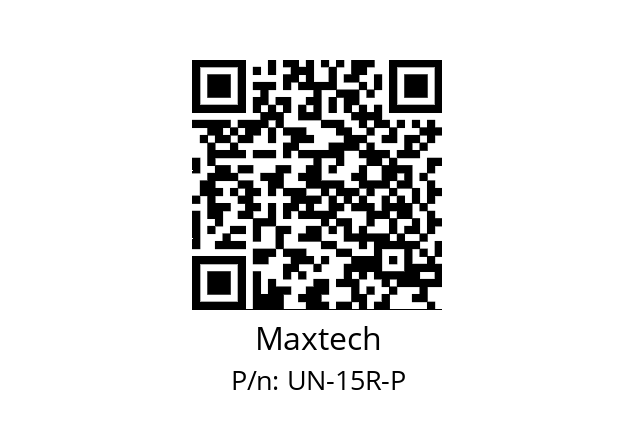   Maxtech UN-15R-P