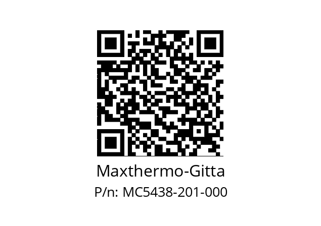   Maxthermo-Gitta MC5438-201-000