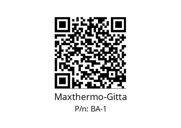   Maxthermo-Gitta BA-1