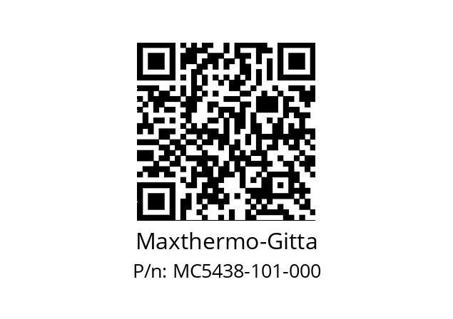   Maxthermo-Gitta MC5438-101-000