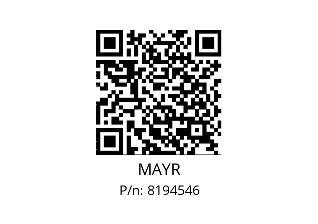  2460710025 MAYR 8194546