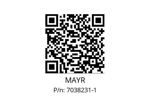   MAYR 7038231-1