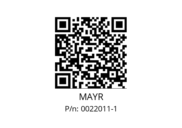   MAYR 0022011-1