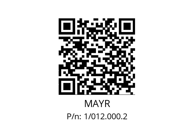   MAYR 1/012.000.2