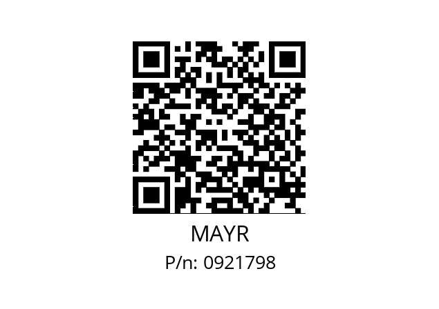   MAYR 0921798