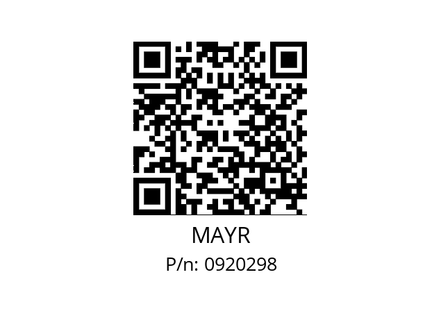   MAYR 0920298