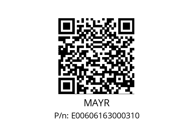   MAYR E00606163000310