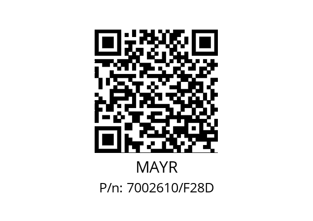   MAYR 7002610/F28D