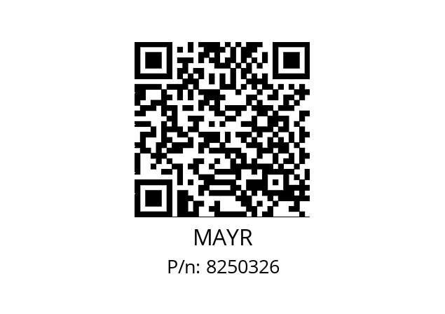   MAYR 8250326