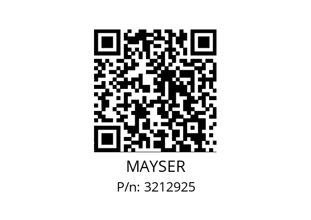   MAYSER 3212925