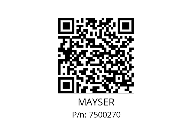   MAYSER 7500270