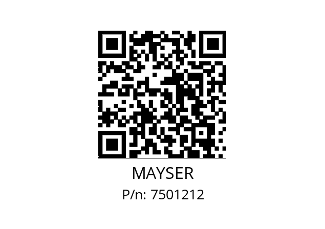   MAYSER 7501212