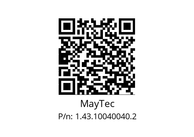   MayTec 1.43.10040040.2