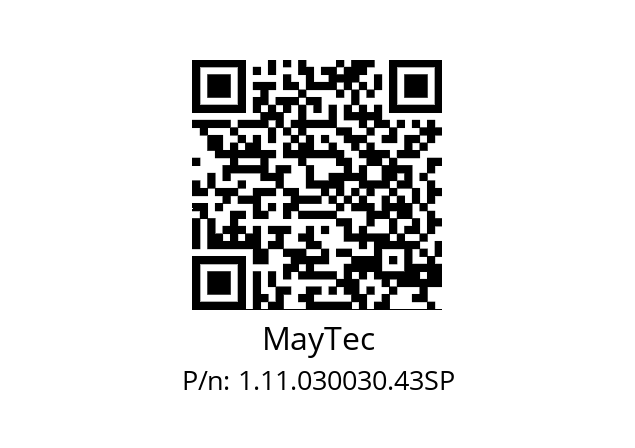   MayTec 1.11.030030.43SP