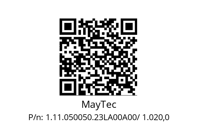   MayTec 1.11.050050.23LA00A00/ 1.020,0