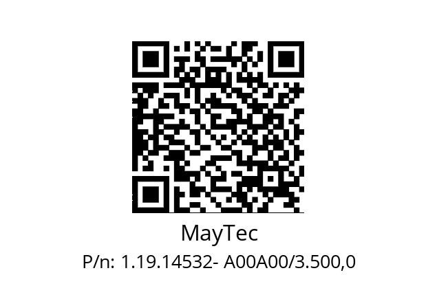   MayTec 1.19.14532- A00A00/3.500,0