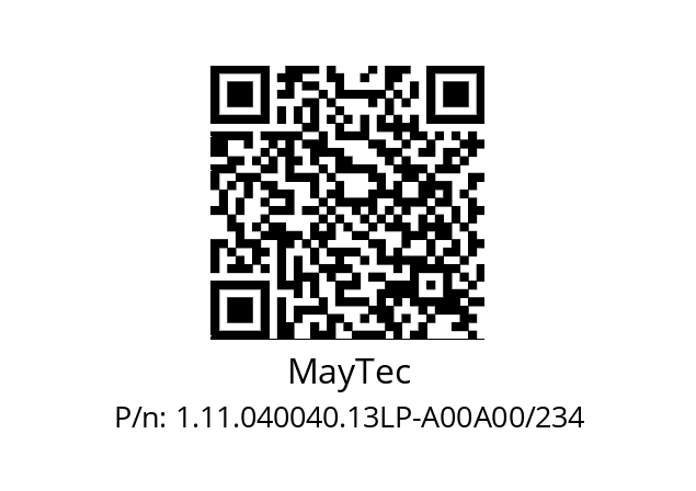   MayTec 1.11.040040.13LP-A00A00/234