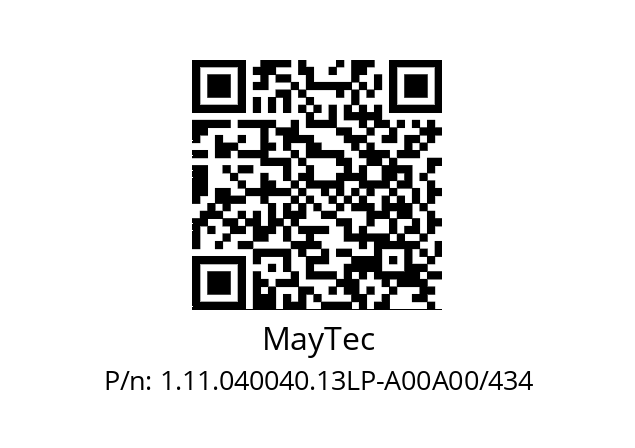   MayTec 1.11.040040.13LP-A00A00/434