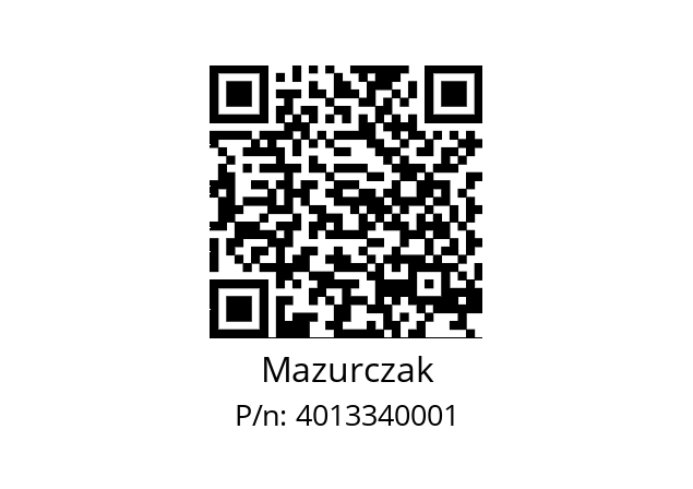   Mazurczak 4013340001