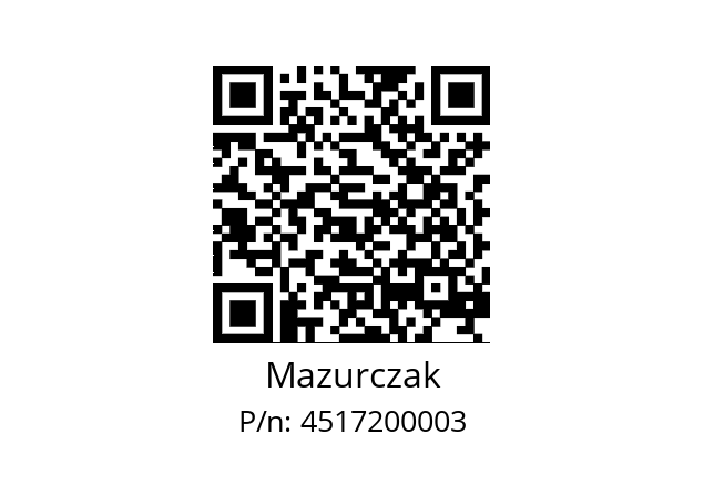   Mazurczak 4517200003