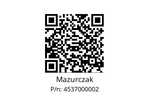   Mazurczak 4537000002