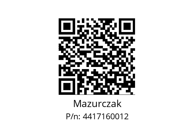   Mazurczak 4417160012