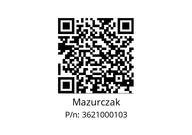   Mazurczak 3621000103