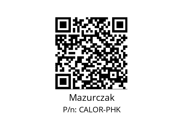   Mazurczak CALOR-PHK