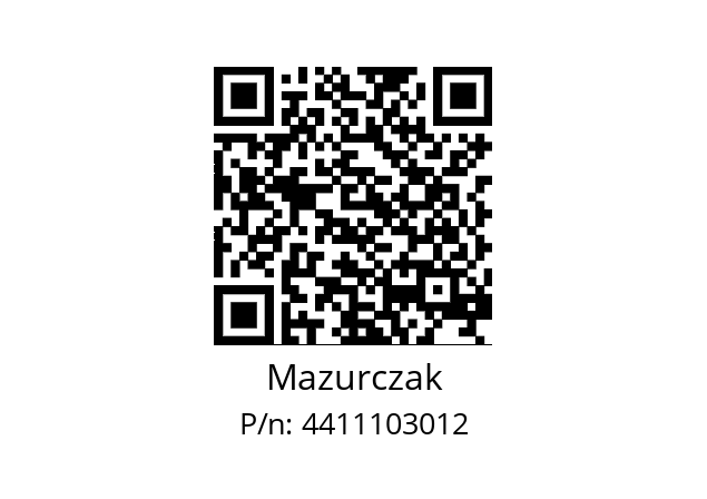   Mazurczak 4411103012