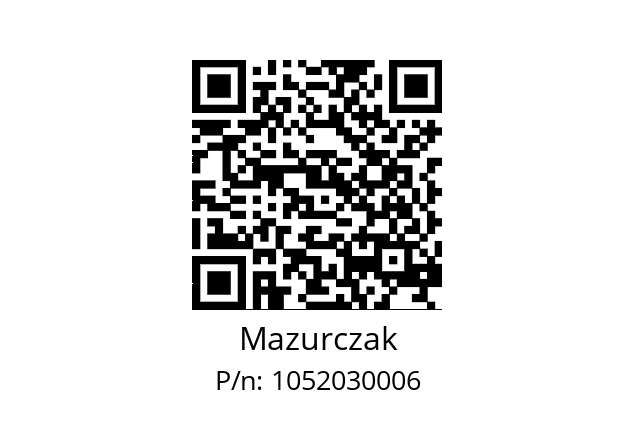   Mazurczak 1052030006