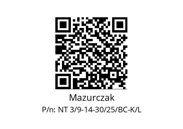   Mazurczak NT 3/9-14-30/25/BC-K/L