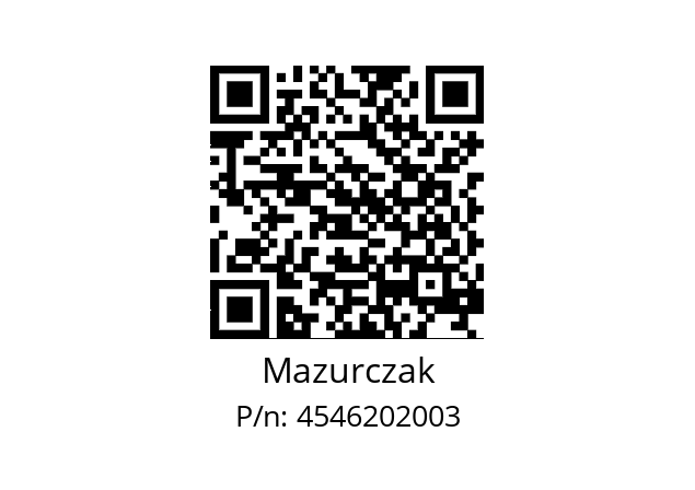   Mazurczak 4546202003