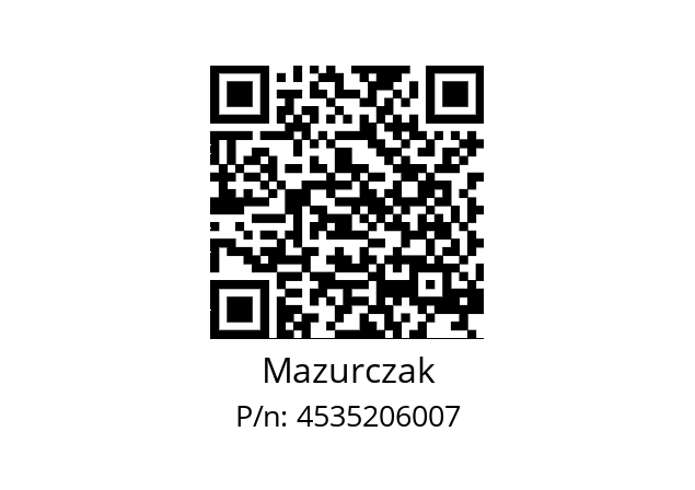   Mazurczak 4535206007