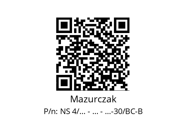   Mazurczak NS 4/… - … - …-30/BC-B