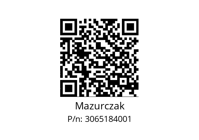   Mazurczak 3065184001