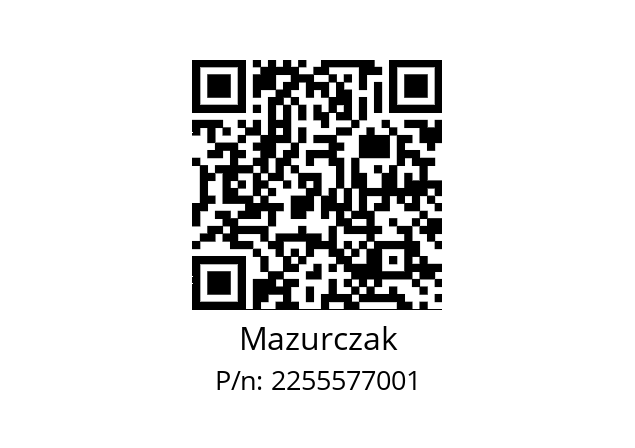   Mazurczak 2255577001