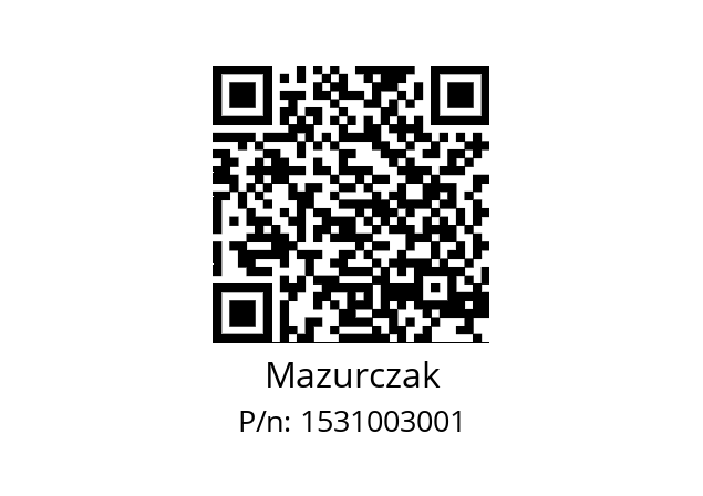   Mazurczak 1531003001