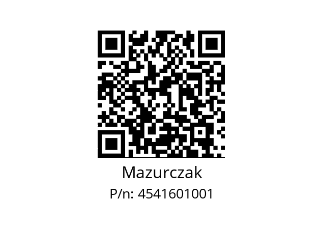   Mazurczak 4541601001