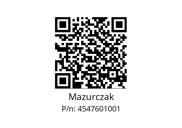   Mazurczak 4547601001