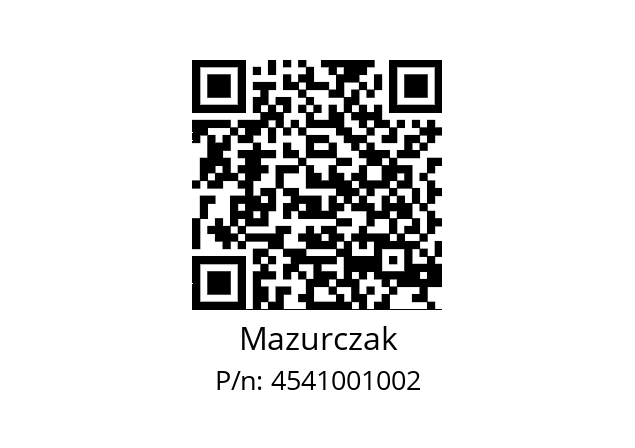   Mazurczak 4541001002