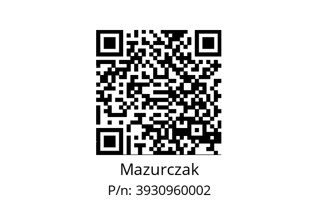   Mazurczak 3930960002